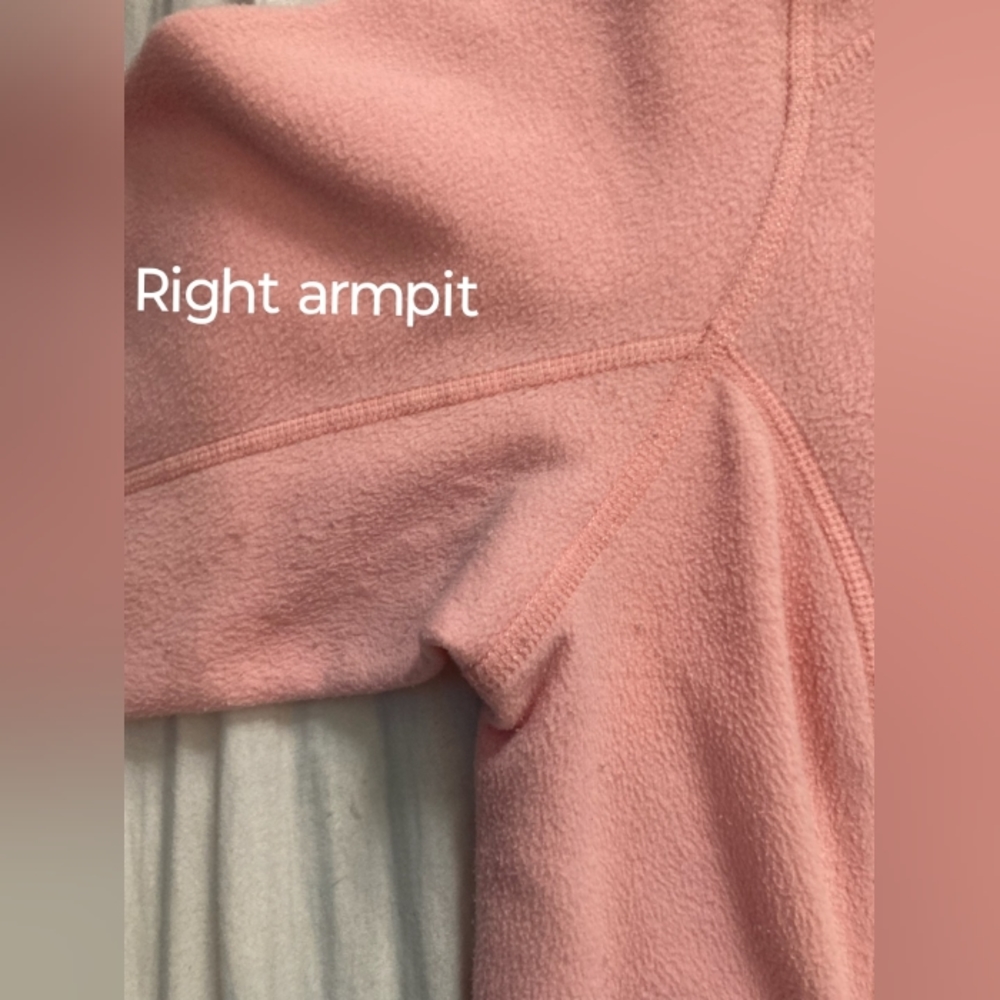 The North Face quarter zip lightweight fleece, Pink, sz M, good condition! - Picture 5 of 11